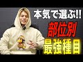 【厳選】各部位1種目しかできないならこれをやれ!!