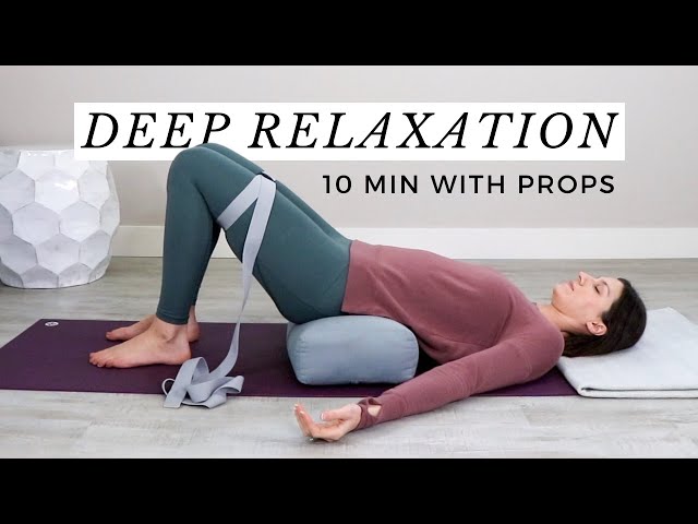 Restorative Yoga With Props for Relaxation 