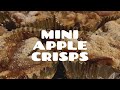 How to make mini apple crisps