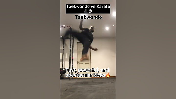 TAEKWONDO VS KARATE