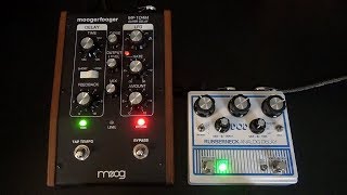 Moog Moogerfooger Mf 104-M Vs. Dod Rubberneck - Og Delay Comparison