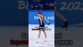The Woman Who Landed 5 Quads at the Olympics #figureskating
