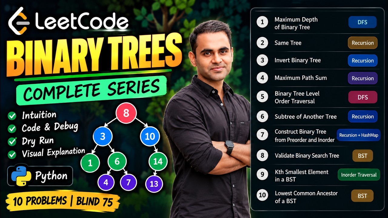BINARY TREES | BLIND 75 - YouTube