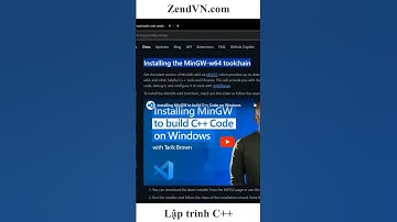 **Học C++ #02: Hướng Dẫn Cài Đặt Môi Trường Lập Trình C++ Trên Visual Studio Code (VS Code)**