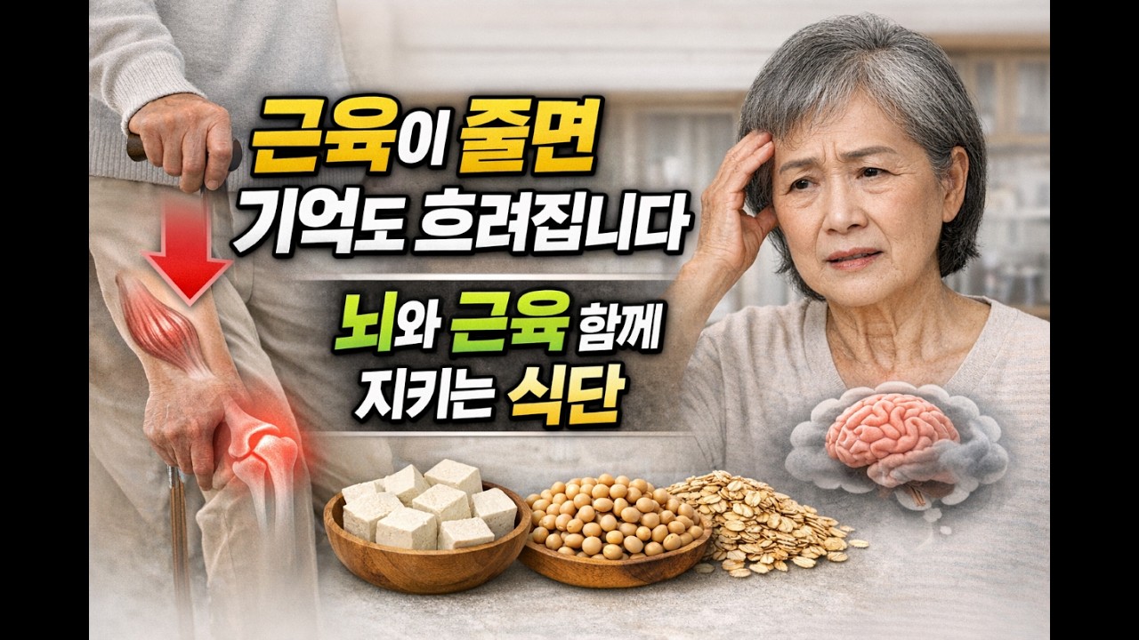 근육이 줄어들면 넘어집니다 어르신 근감소를 막는 식사와 루틴