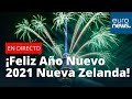 ¡Feliz Año Nuevo Nueva Zelanda! Auckland da la bienvenida al 2021 con fuegos artificiales #felizanon