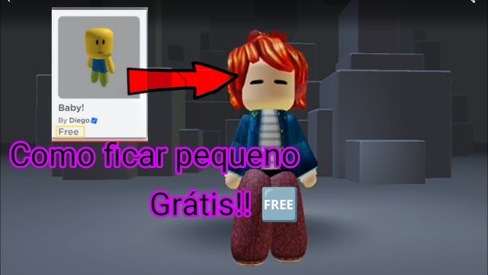 COMO FAZER UM AVATAR ANÃO NO ROBLOX GRÁTIS 