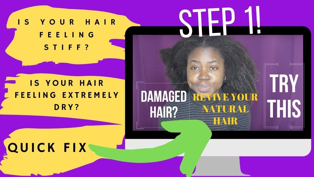 Revive Your Damaged Hair Step 1 Treatment Youtube