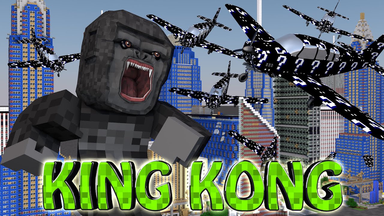 Minecraft Pat And Jen Challenge Games King Kong 