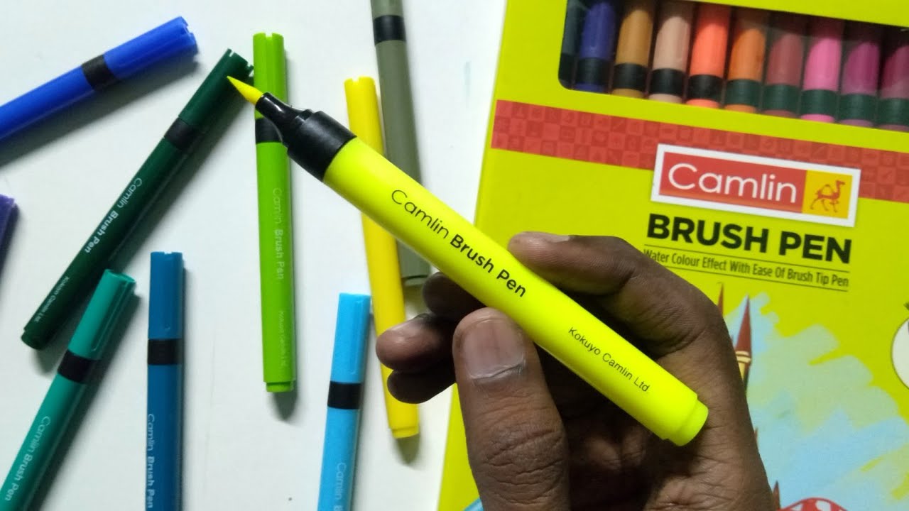 Everything About Camlin Brush Pens YouTube