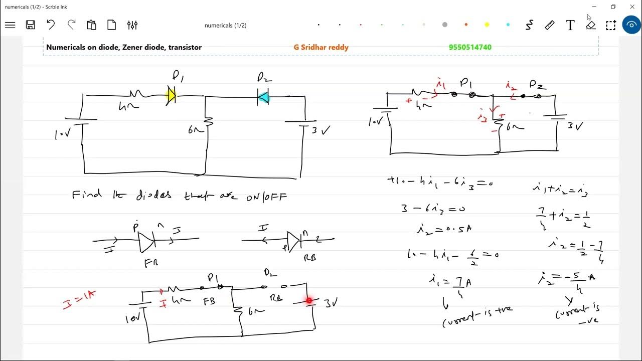 27/6) Diode circuits class 12 physics semiconductors zener diode as