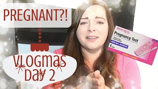 LIVE HOME PREGNANCY TEST TWO KIDS | VLOGMAS DAY 2