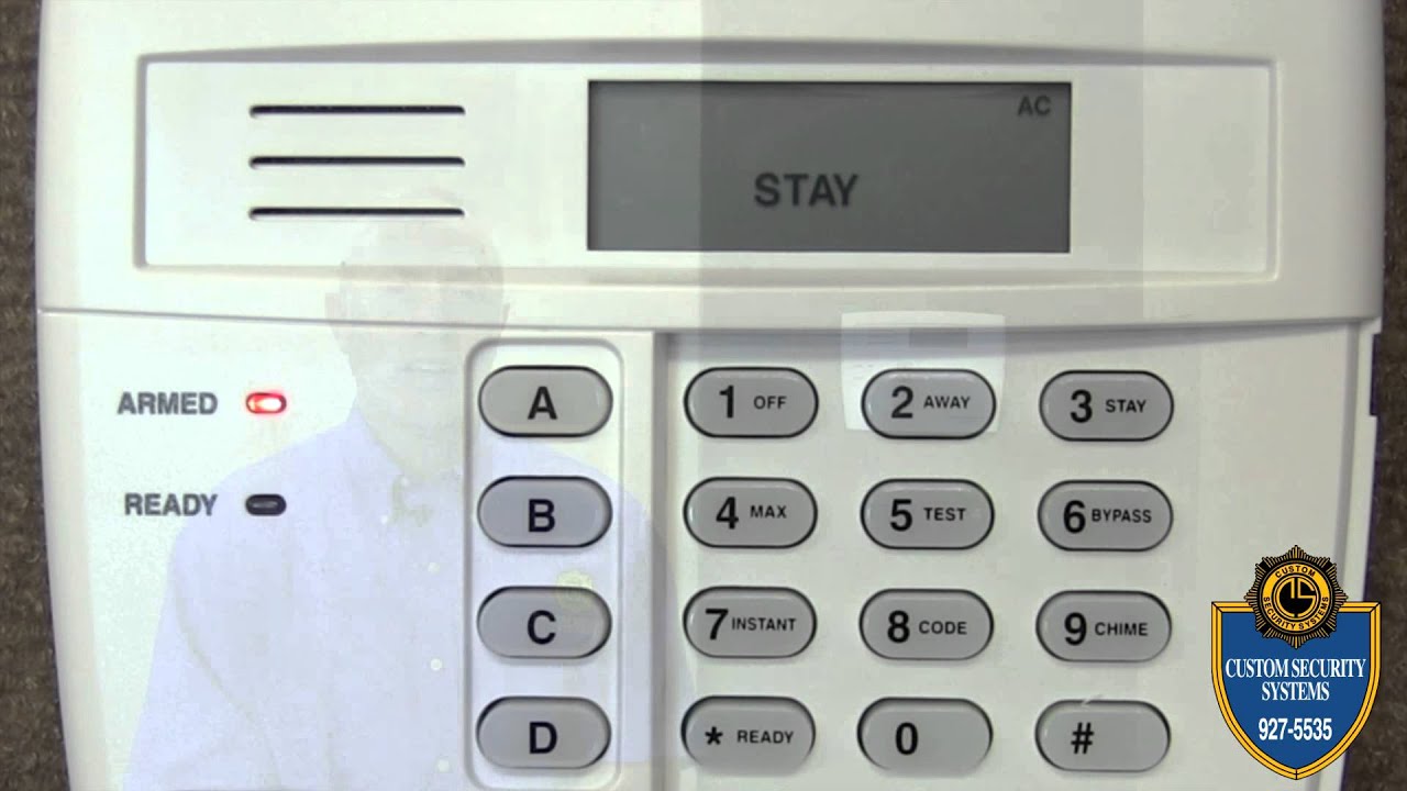 Custom Security Systems_How to Arm Your System for Stay - YouTube