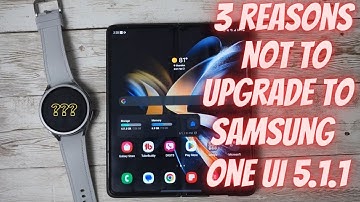 #galaxyzfold4 #oneui5  Samsung Galaxy Z Fold 4: 3 Reasons Not To Upgrade To One Ui 5.1.1 😡