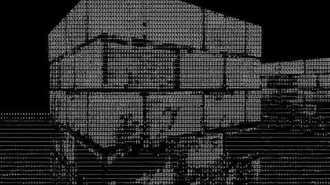 FPS using ASCII chars test