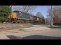 (04/09/2020) NS 316, CSX D758 | Testing New Editing | 4K
