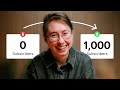 8 Months, 1,000 Subs: The Brutally Honest Lessons