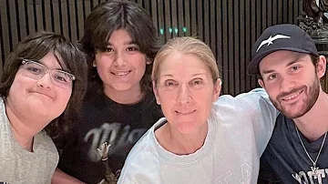 Celine Dion's Sons Brighten Difficult Mothers' Day