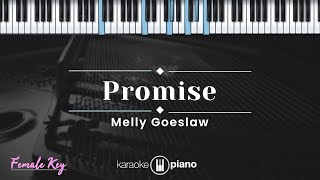 Promise - Melly Goeslaw (KARAOKE PIANO - FEMALE KEY)