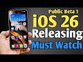 iOS 26 Public Beta 1 - Releasing soon