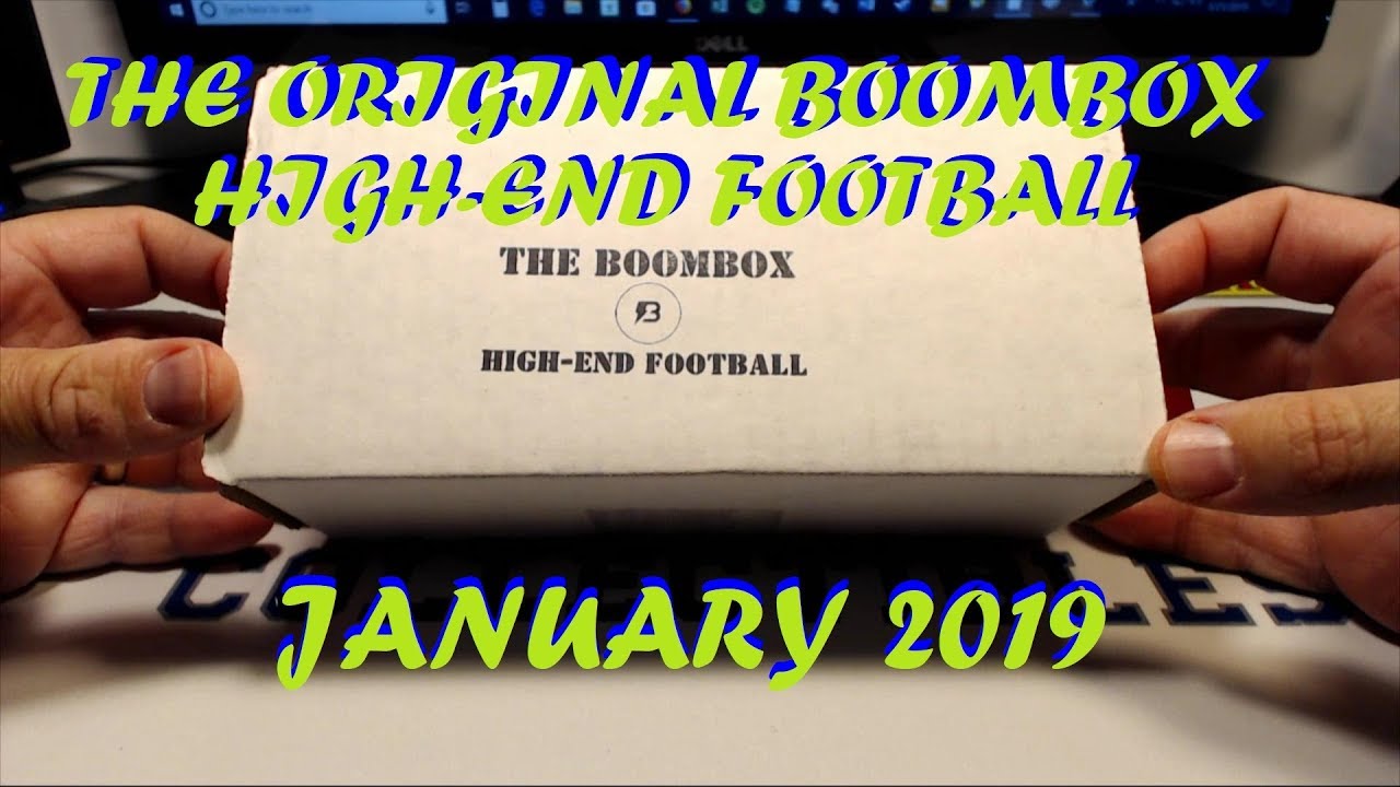 The Original Boombox HighEnd Football Cards Unboxing January 2019