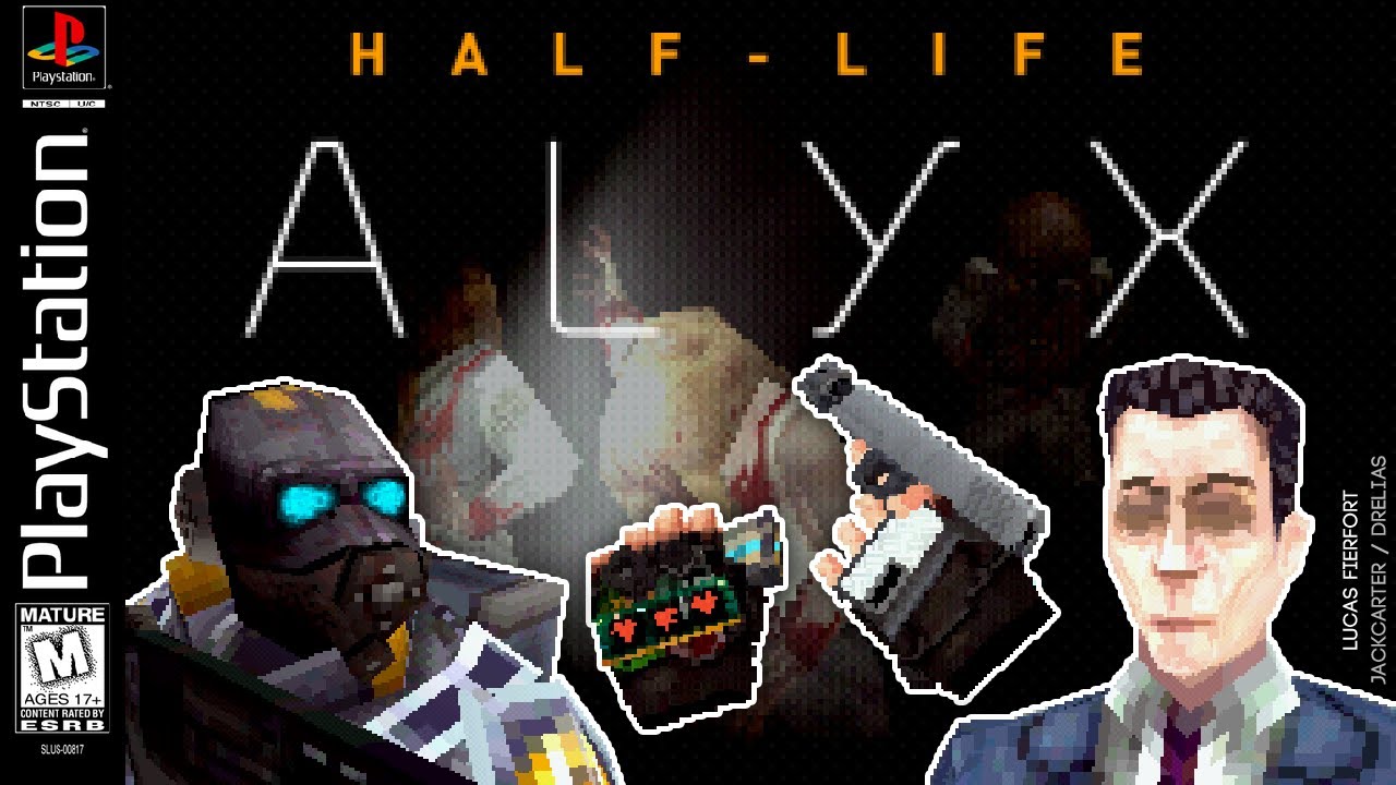 Half-Life : Alyx Trailer but it's for PS1 