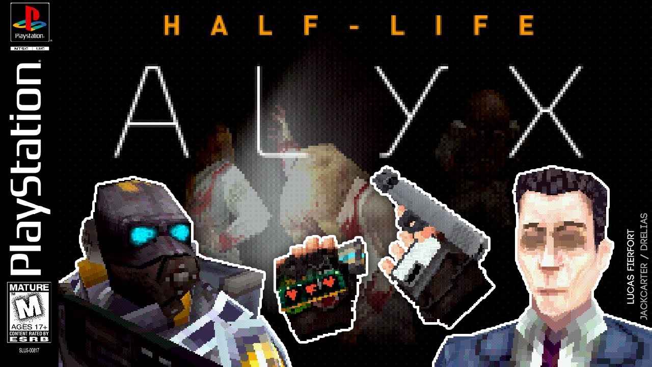 I tried to recreate the Half-Life 1 cover art with the Half-Life: Alyx  model : r/HalfLife