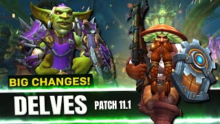 BIG Delve Changes In Undermined Patch 11.1 - World of Warcraft Season 2 Delve Improvements!