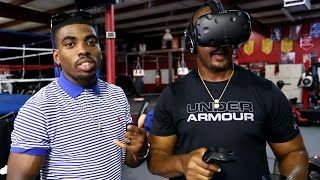 Boxers Try Boxing in Virtual Reality! (among other stuff)