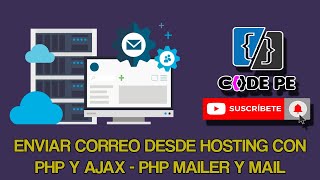 How to send emails with PHP and AJAX from a web hosting account