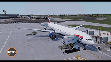 P3D v5.1 | PMDG Boeing 777-300ER to Dublin! | EGLL ✈ EIDW