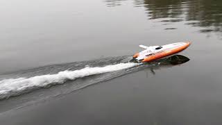 Fahrvideo Upgraded Nqd 7007 Boat Mosquito Craft 78Cm Brushless 2958Mm Motor 4S Rc Rennboot