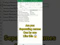 Flash fill in excel 💯 #exceltutorial #exceltips #exceltricks #spreadsheets