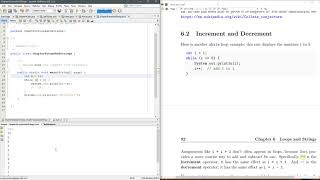 Famous CS 161 6.2 Increment and Decrement Profile