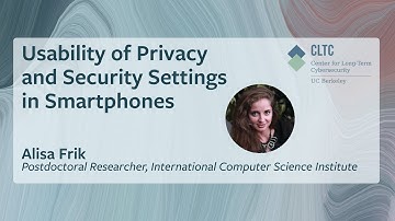 Usability of Privacy and Security Settings in Smartphones