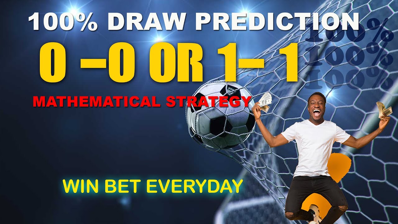 HOW TO PREDICT FOR FIXED DRAW MATCHES  mathematical prediction, Magic way  to get draw game.. 