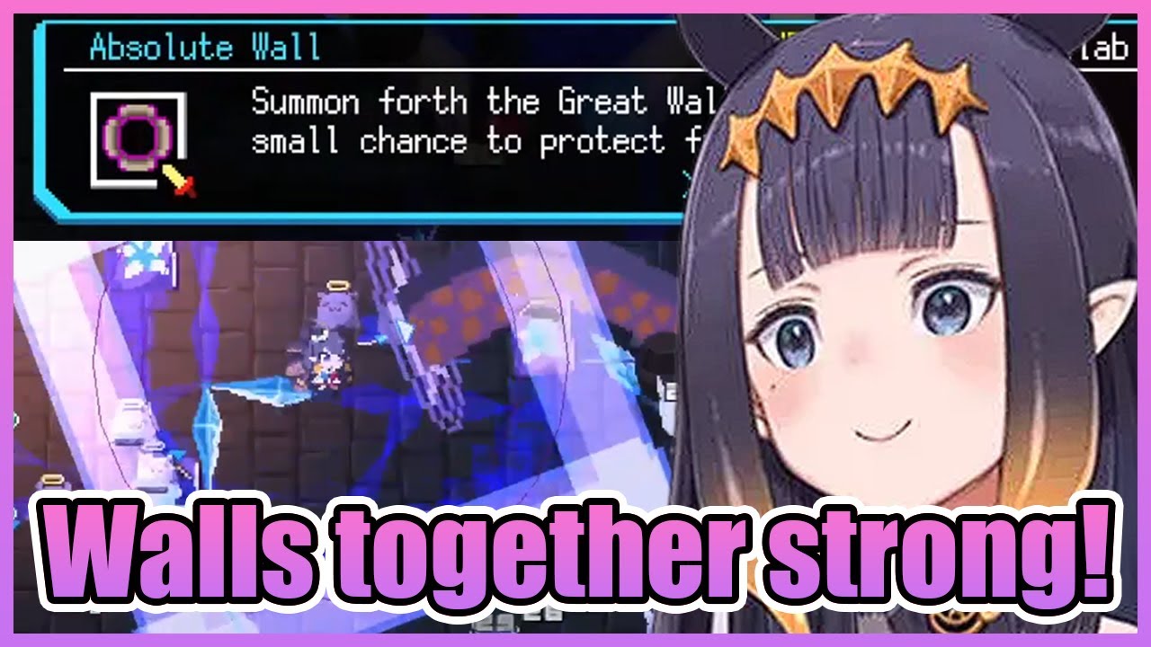 Ina Has Found the Most OP Collab Item for Her Character - The “𝗔𝗯𝘀𝗼𝗹𝘂𝘁𝗲 𝗪𝗮𝗹𝗹”【Hololive】