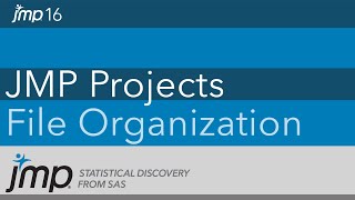 Projects in JMP 16