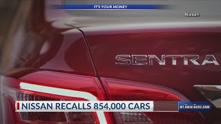 Nissan recalling 854,000 cars
