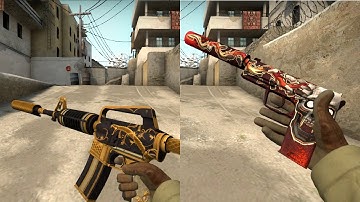 CS:GO - Shadow Case Covert Skins (M4A1-S Golden Coil, USP-S Kill Confirmed)