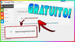 Como GANHEI 30 R$ na Google Play GRÁTIS! - Consiga Dinheiro Fácil! screenshot 2