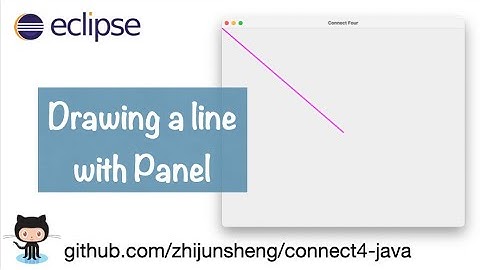 JPBE003: Drawing a line by overriding method paintComponent(..) of JPanel