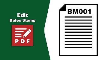 How to Edit and Adjust Bates Stamps in a PDF File in PDF-XChange Editor