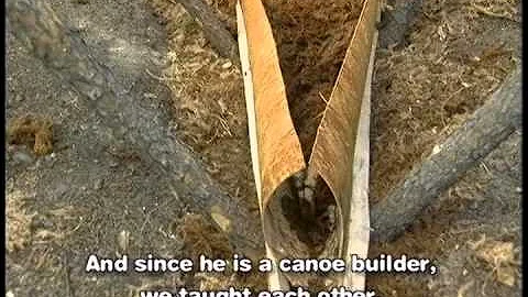 Dogrib Birchbark Canoe