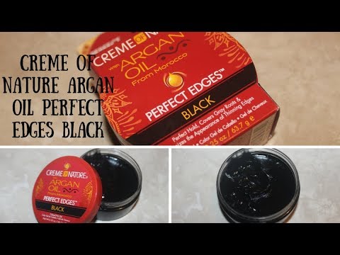 Creme Of Nature Argan Oil Perfect Edges Black Edge Gel