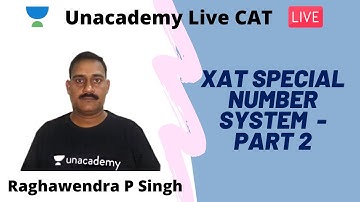 XAT SPECIAL NUMBER SYSTEM -2 by Raghawendra Pratap Singh