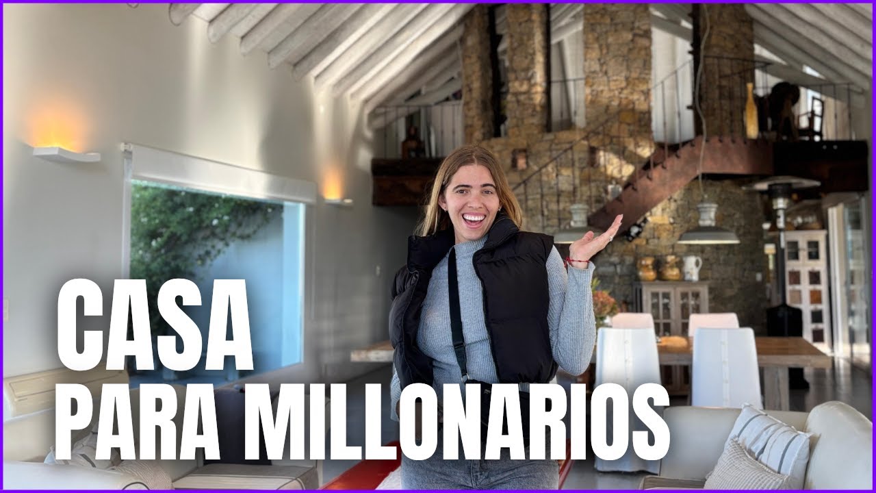 Cuánto cuesta una CASA DE MILLONARIOS en URUGUAY