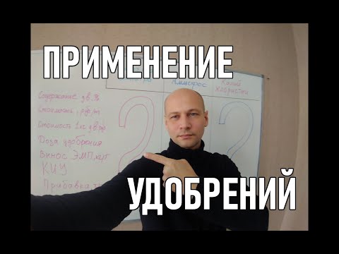 Применение минеральных удобрений