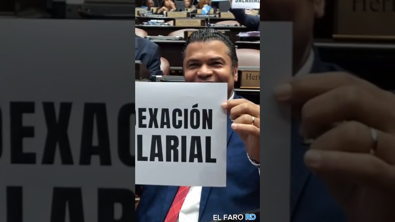 Diputado José Báez exige indexación salarial al Gobierno