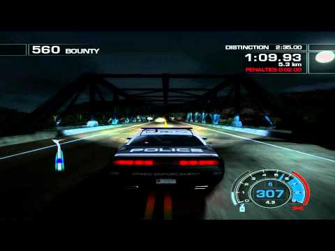 Need For Speed Hot Pursuit Gameplay Dodge Challenger SRT8 Police Car PC HD